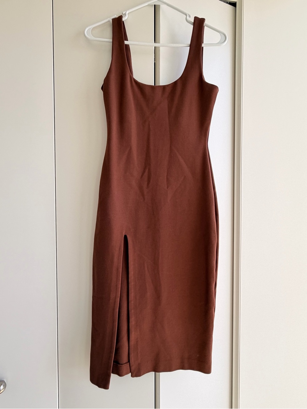 NBD Brown Midi Dress | Size XS